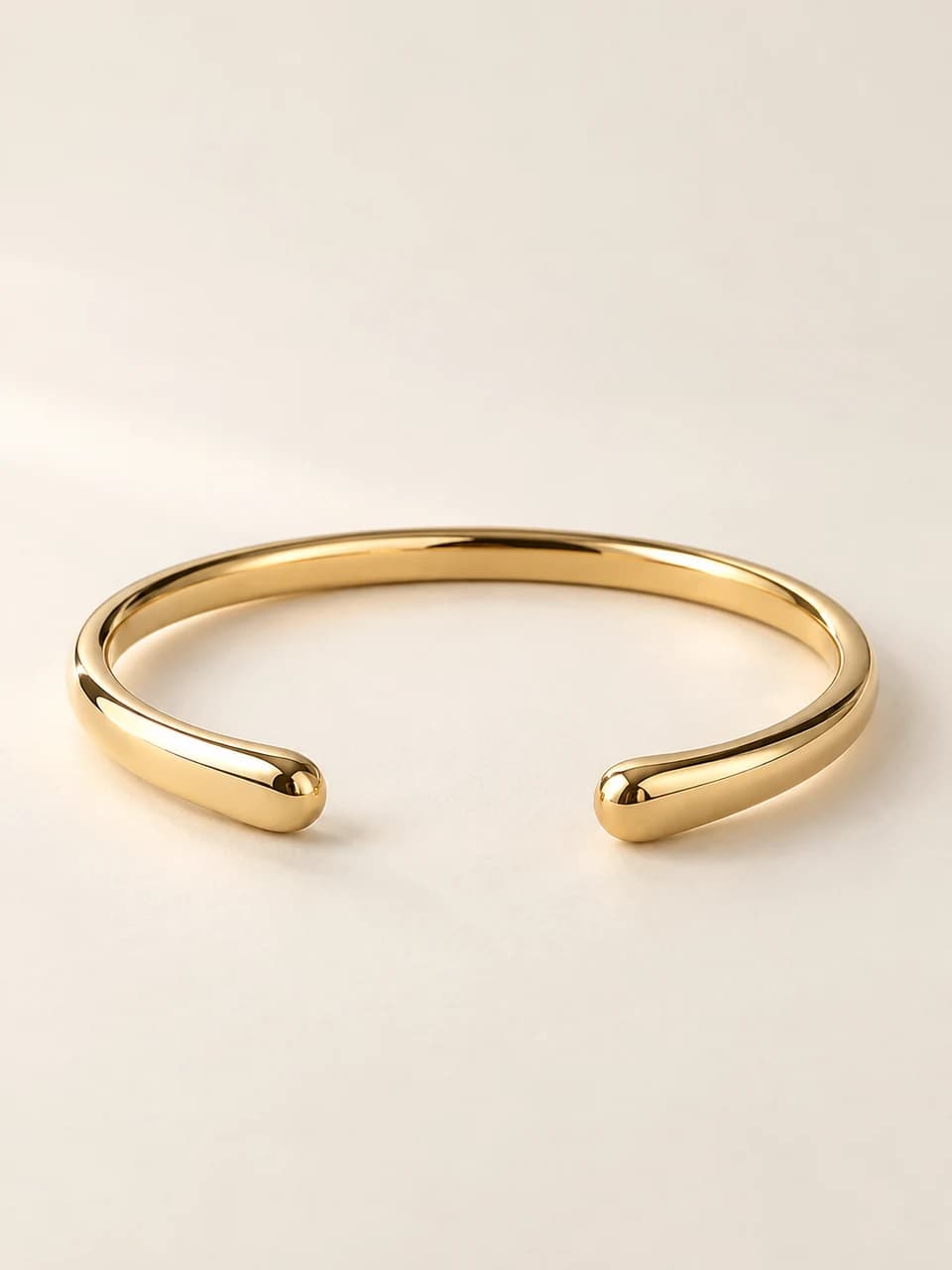 AI-generated Continuum Cuff concept — Gold-tone. Unproduced; final specifications subject to change.