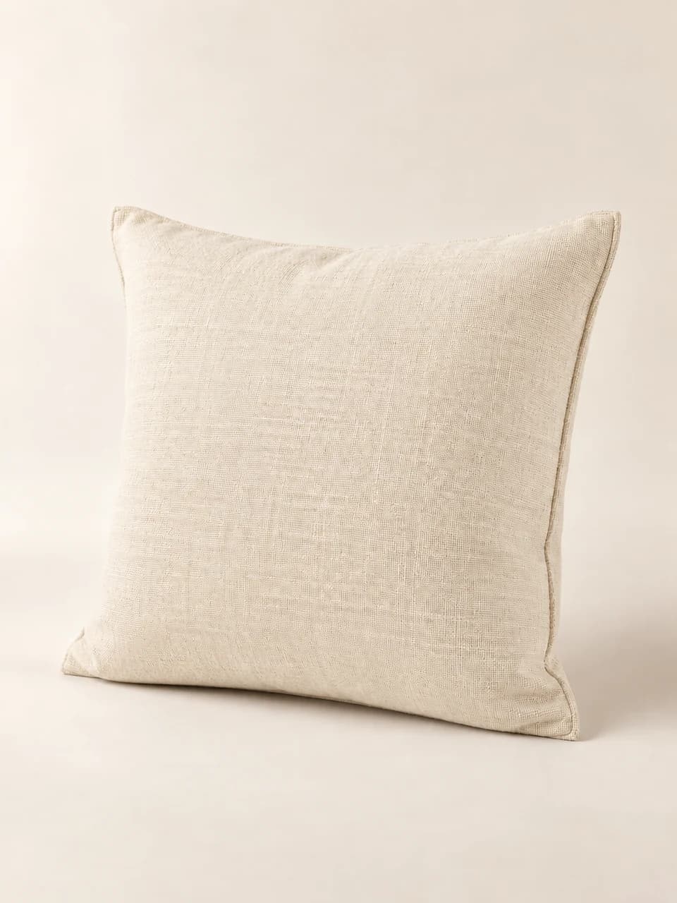 AI-generated Dune Cushion concept — Cream. Unproduced; final specifications subject to change.