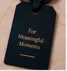 RELEC gift tag presentation detail